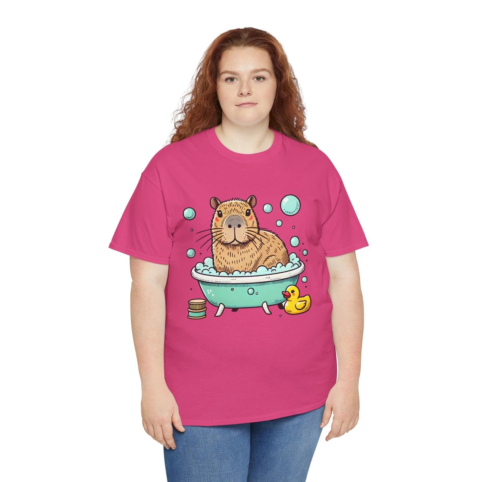 Capybara Comedic Genius T-Shirt - Witty & Clever Graphic Tee for Humor M