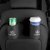 Car Seatback Water Cup Box Leather Mug Drinks Storage Bag Interior For Lexus UX250h RX450h CT200h RX400h NX300h RX350 RX300 JW3