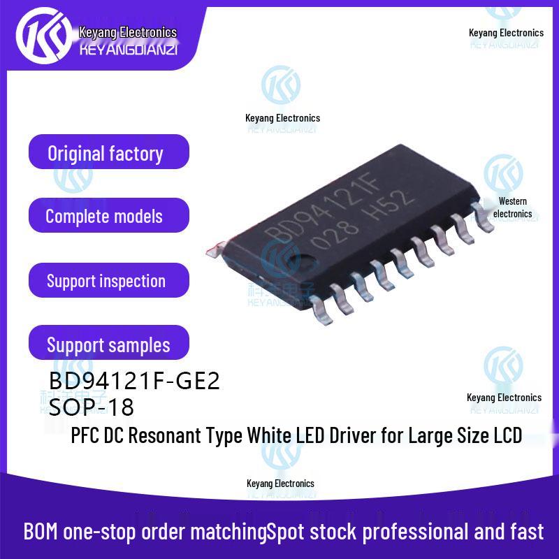 

BD94121F-GE2 SOP-18 PFC DC Резонансний драйвер для світлодіодів (білих) для великих РК-дисплеїв