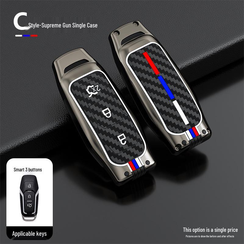 

Compatible Key Case for Ford Edge 15/16/17/21, Mondeo, Everest, Plus Models OPP Bag