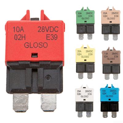 Circuit Breaker  32V/DC 5- 30A 5.2mm Blades Compatible  ATC Type Fuse Blocks