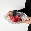 Irregular Ice Pattern Glass Dessert Salad Bowl
