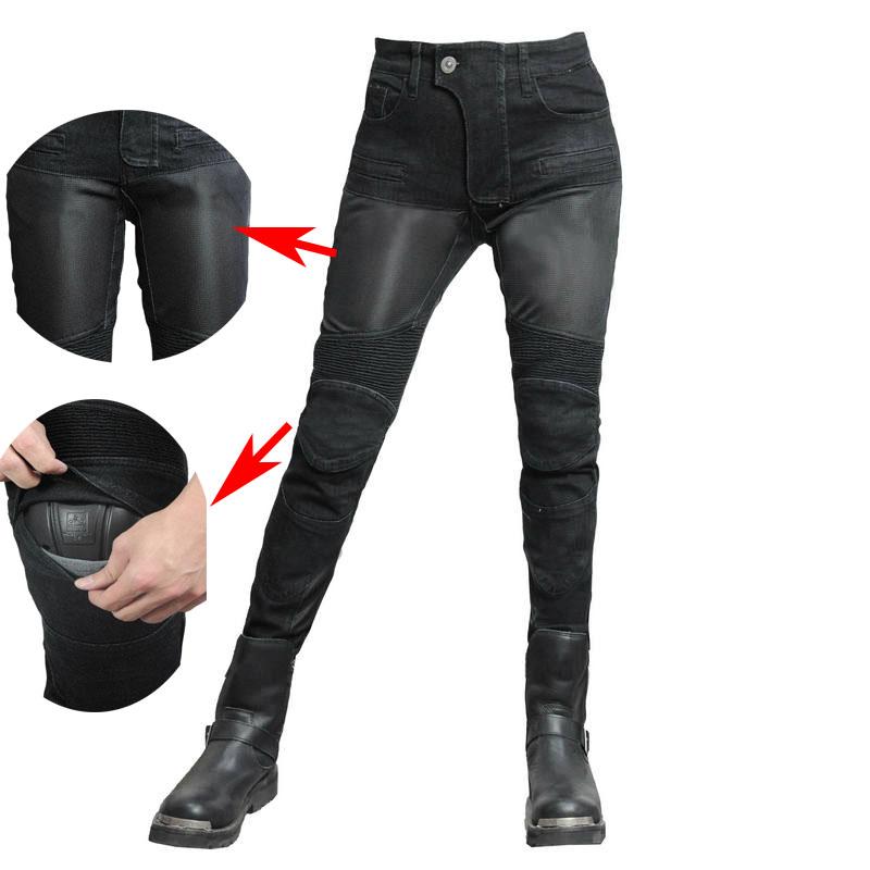 Motorcycle Pants Pantalon Moto Jeans PK719 Woman Boyfriends Motorcycle Leisure Women's Jeans Riding High Waist Jeans Riding pant
