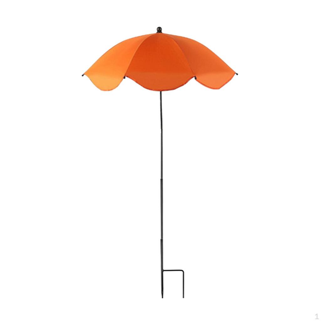 Garden Parasol for Plant Coverage with Shade Cloth