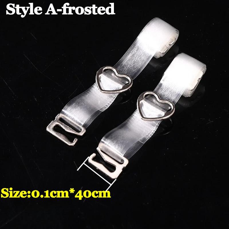 10pcs Nonslip Transparent Bra Straps Invisible Detachable Adjustable Shoulder Strap Women Elastic Bra Belt Underwear Accessories