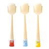 5 In 1 360 Degree Flexible Silicone Cup Brush Cartoon Boot Shape Long Handle Design Bottle Brush Cleaning Tool