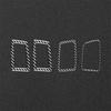 Carbon Fiber Dashboard Air Vent Trim Stickers for 2013-2016 Honda Accord