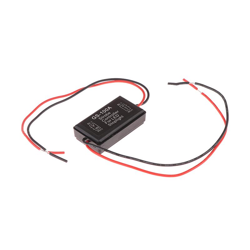 Gs-100A Brake Lights Strobe Controller Led Tail Light Controller Box With Fast Slow Flash Safety Warn Alert Controller For Car