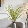 Yousheng Fake Green Leaves Stems Lifelike Simulated Leaves Branch Artificial Faux Greenery Branches for Vase Filler Home Office Wedding