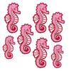 10pcs /Lots Cartoon Summer Surf Style Embroidered Fruit Drinks Patch Iron On Patches For Clothing Lobster Turtle Starfish Sew Diy 