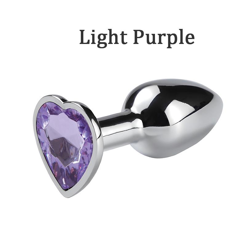 Juguetes sexuales con tapón Anal de acero inoxidable liso, tapón Anal, joyería de cristal, entrenador para mujeres, hombre, consolador Anal Runyu, Sex Shop para adultos