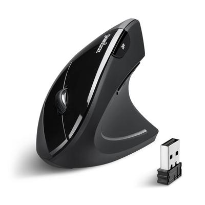 Perix Wireless Ergonomic Mouse for Right Hand Uses Minimal Nano Equipped with a Power Switch Guaranteed PERIMICE-713 Ergo, Receiver, [Genuine Product]