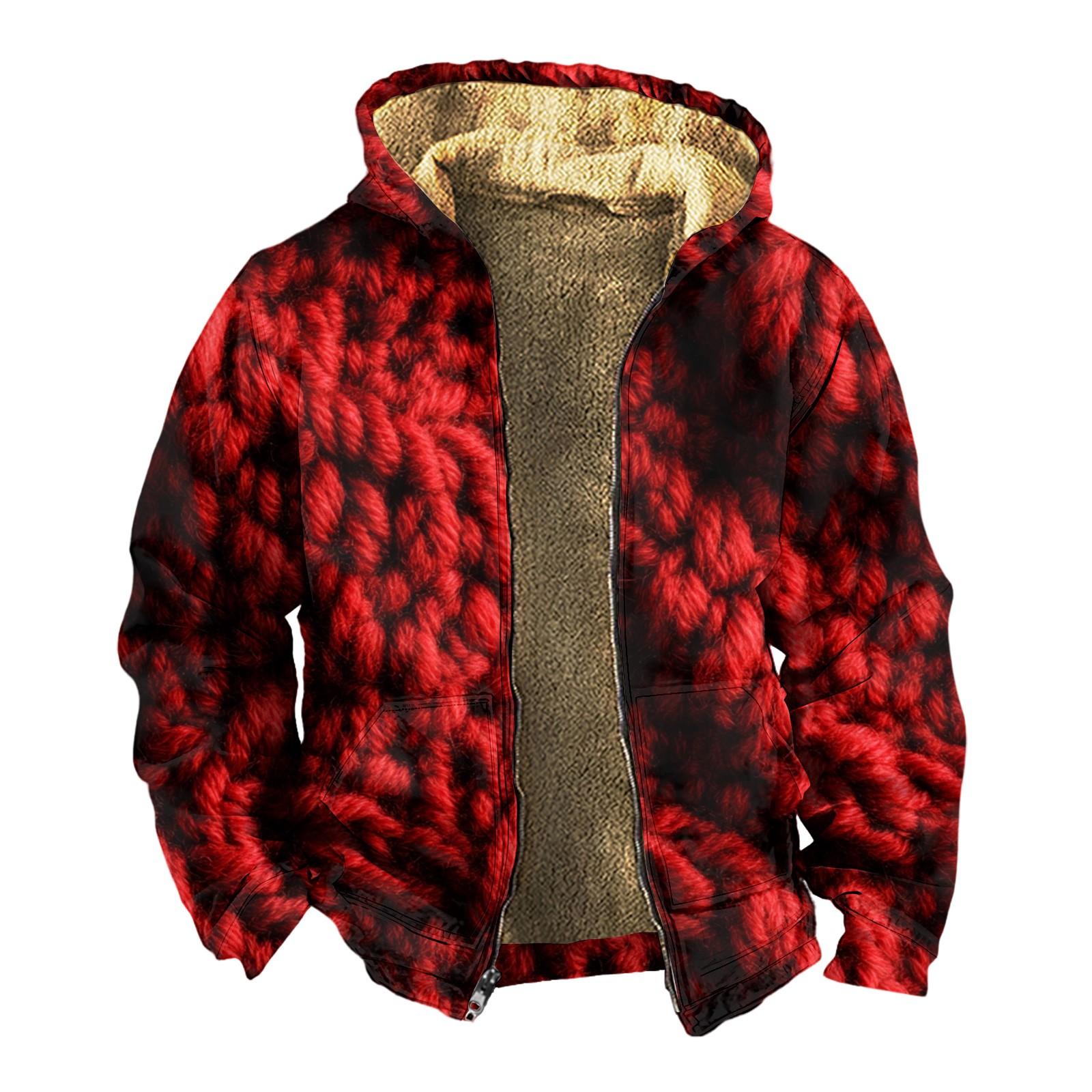 

Мужская утолщенная куртка на пуговицах с двойным карманом и карманной вставкой, хлопковая куртка XL винный