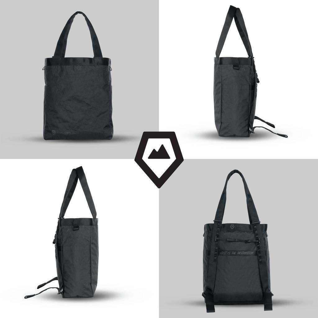 Wondard Tote Backpack, Black (WTB-BK-1)