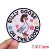 Cute Ghost/Cat Embroidered Patch Cartoon Animal Patch Iron On Patches For Clothing Thermoadhesive Patches For Clothes Jacket DIY