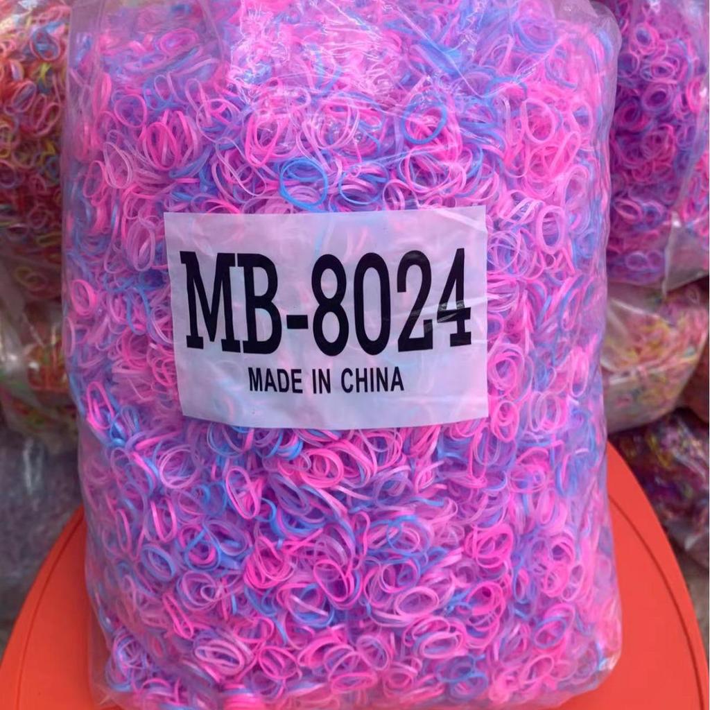 8024 High Elasticity Colored Hair Ties: Children's Small Rubber Bands In Bulk