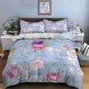Romantic Floral Pattern Background Print Soft Comfortable Duvet Cover Bedding Set Included 1*Duvet Cover  2*Pillowcases