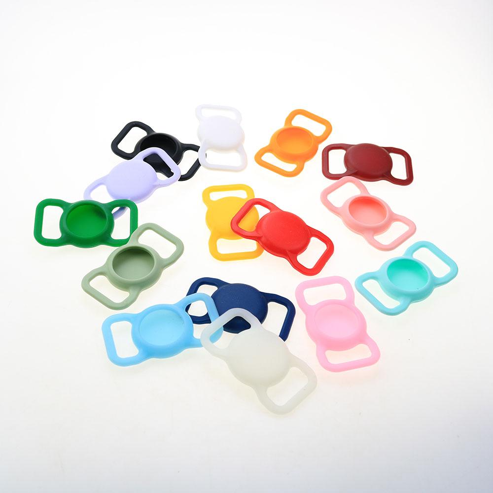 For Apple Airtags Case Leather Keychain Protective For Airtag Tracker Locator Device Anti-lost For airtag air tag Case llavero