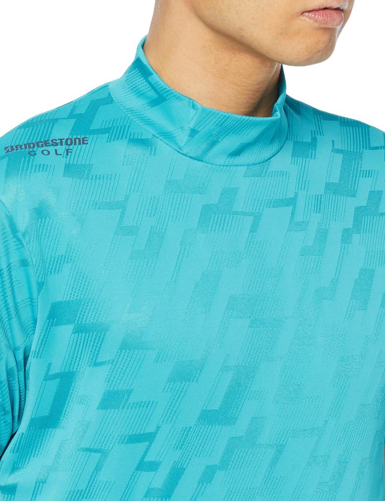 Bridgestone Golf Men's Short Sleeve Mock Neck Golf Shirt AGM05A CB