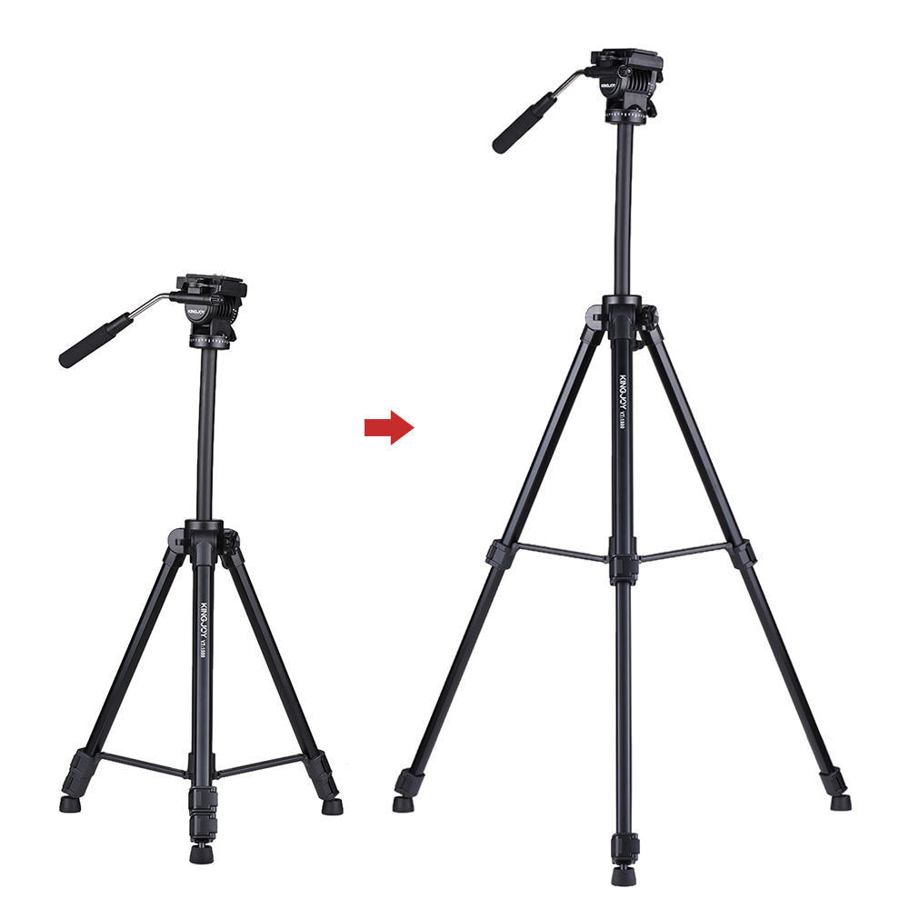 

Kingjoy VT-1500 Портативный штатив для цифровой зеркальной камеры и смартфона