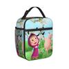 May At M-Masha And Bear Valley Insulated Lunch Bag Cooler Bag Reusable,Meal Container Portable Lunch Box Tote Food Storage Bags