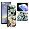 One Piece Comic Zoro Case for iPhone XS Max 7 8 13 12 11 17 Pro Max 15 16 14 Plus XR 17Air Black Soft Phone Cover