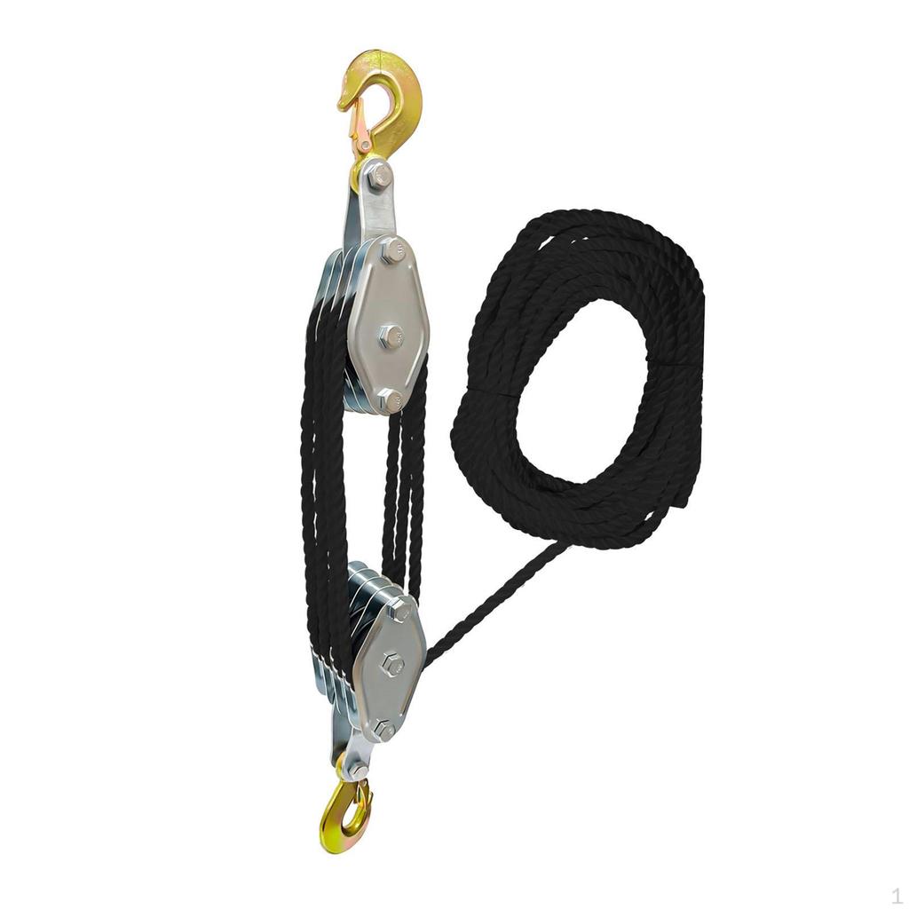 Lift for Heavy Loads, Rotating Pulley Made of Steel