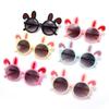 Girls Boys Cartoon Sunglasses Fashion Rabbit Ears Children Sun Glasses Baby Goggles Outdoor UV400 Protection Travel Glasses.