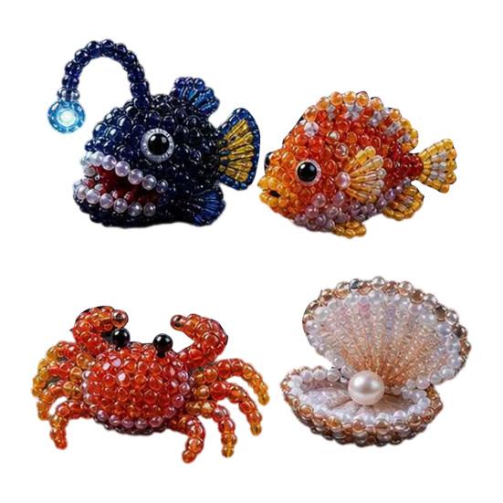 Tiny 3D Beaded Animal DIY Kit Cute Mini G