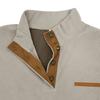 Men's Hoodie Outdoor Casual Button Up Collar Loose Corduroy Color Blocked Long Sleeved Shirt