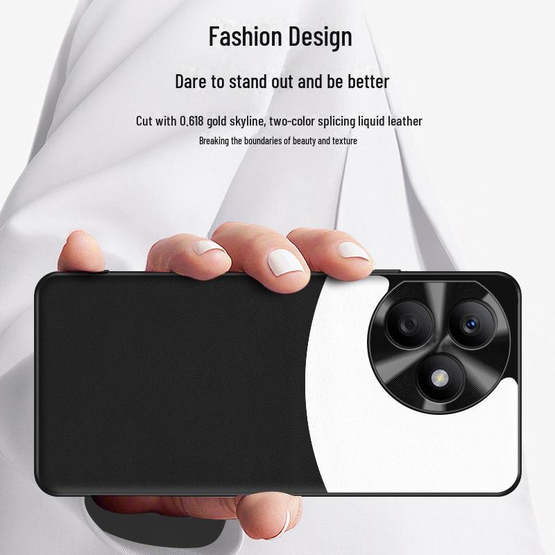 Premium Liquid Leather Protective Case for Honor X50i+ - Anti-Fall & Anti-Fouling Cover