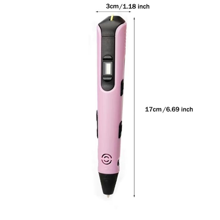 Kreatywny zestaw długopisów 3D (z filamentem 9m i etui do przechowywania), Profesjonalne narzędzie do druku 3D, Idealne dla hobbystów rękodzieła 3D i profesjonalistów od projektowania