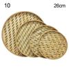 New Arrival Fruit Bread Basket Fruit Bread Basket Weaving Bamboo Sieve DIY Decorative Storage Trays Raft Round Dustpan