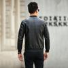 Men's Slim Fit PU Leather Baseball & Stand Collar Jacket - Autumn Winter Korean Style Casual Motorcycle Outerwear