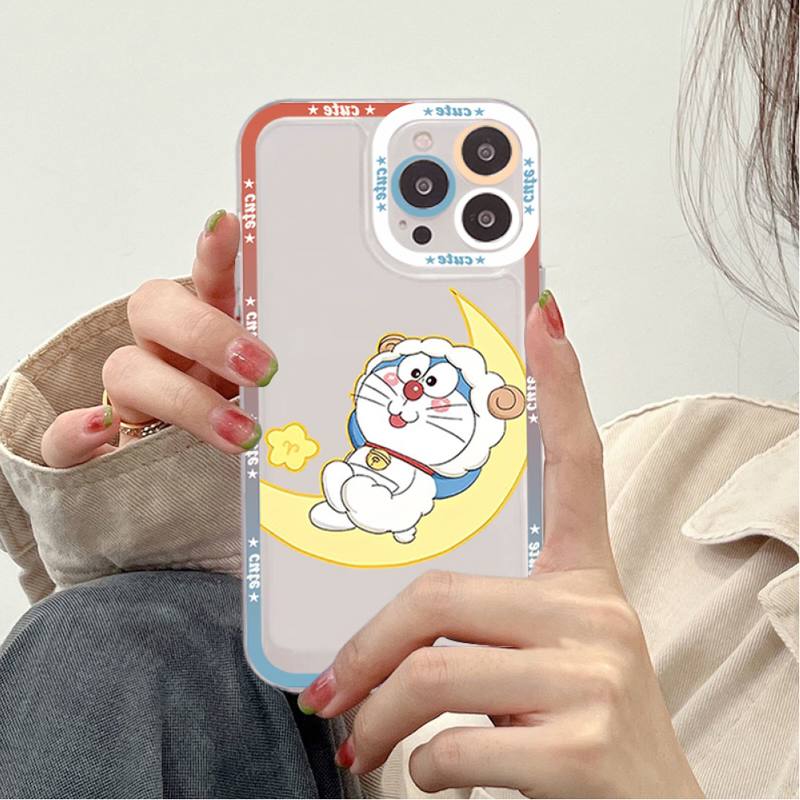 Anime Doraemon Phone Case for iPhone 11 12 13 Mini Pro Max 14 Pro Max Case shell