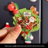 Magneti per Frigorifero di Natale Carini in Resina 3D: Pupazzo di Neve, Albero, Omino di Pan di Zenzero - Adesivi Magnetici Festivi per Decorazione.