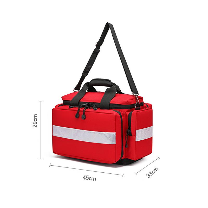 Outdoor Emergency First Aid Kit Medical Bag Rescue Large Capacity Case Waterproof Reflective Oxford Multi-pocket Travel Backpack