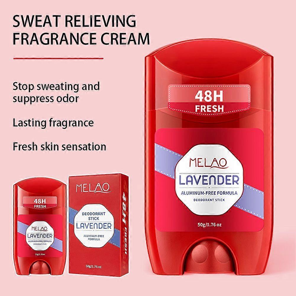 Natural Aluminum-Free Long Lasting Deodorant Stick for Sensitive Skin Odor Control 48 Hour Protection Fruit Flavor