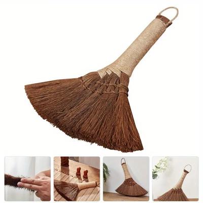 1 PC Small Broom Bamboo Hand Palm Heavy Duty Brooms Cleaning Accessory Short Handle Desk Dust