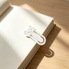 Huaqianguhh 3D Printed Cat Bookmark, Stable Clamping Book Clip, Not Easy To Fall Off Non-Scratch Practical Reading Mark for Accessory