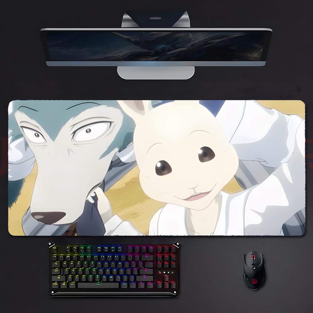 Cute Warm Anime BBeastars Mouse Pad Mousepad Large Gaming Lockedge Thickened Pc Table Desk Mat