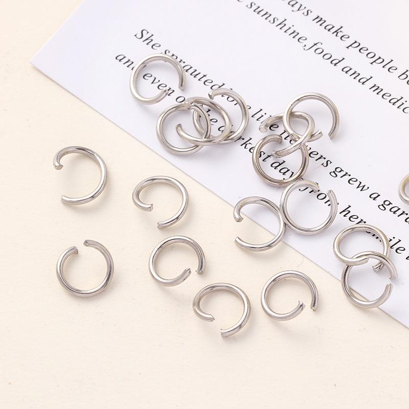 Stainless Steel Jump Rings for DIY Jewelry: Necklace & Bracelet Connectors, Doll Figurines