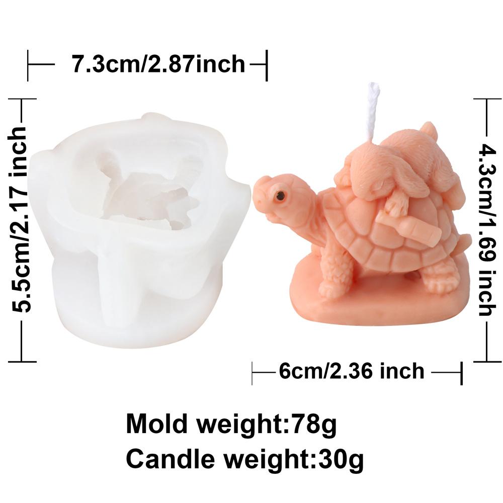 

3D Mini Multi-style Rabbit Silicone Candle Mold DIY Easter Animal Cute Rabbit Aromatherapy Plaster Soap Resin Mould Home Gift