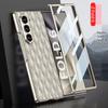 Samsung Z Fold 6 Case - Diamond Lattice, Electroplated Leather, Fragrance-Inspired Design