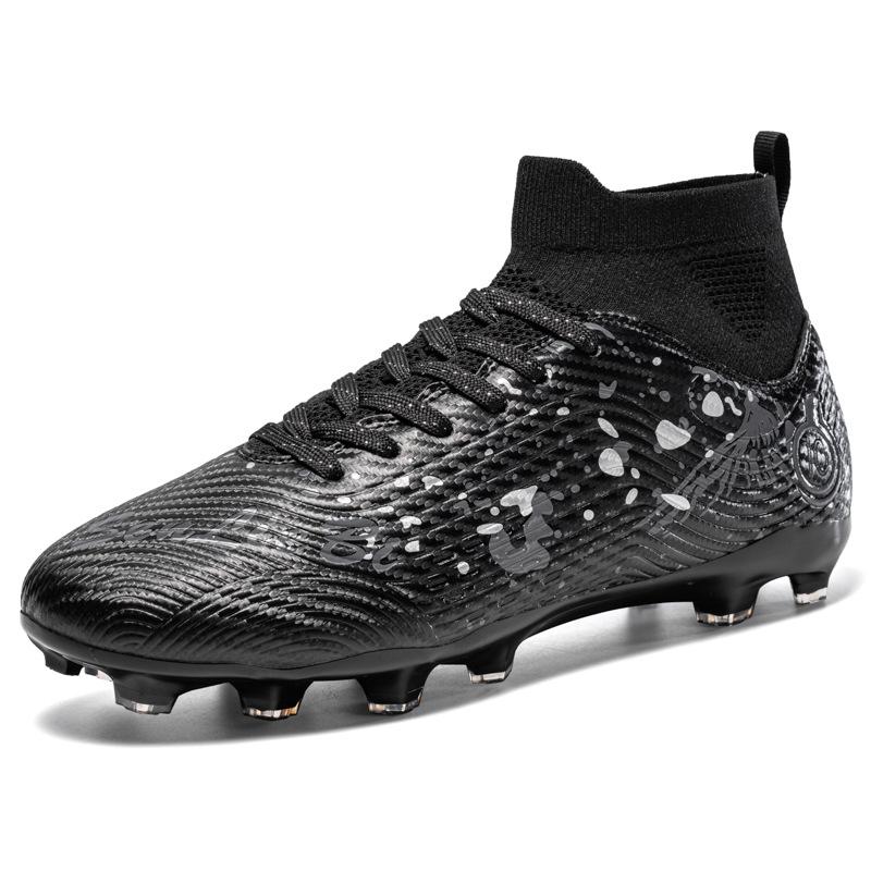 Short nail football shoes children teenagers students long nail training shoes men and women adult large size sports shoes