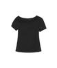 MISEKI SEOUL Sheer Shirring Layered Top Black