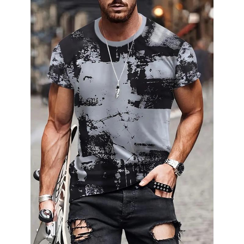 3D Camouflage T-Shirt Men Clothes Outdoor Fashion Casual O Neck Short Sleeve Summer Street Oversized Men Sport ventilate T Shirt