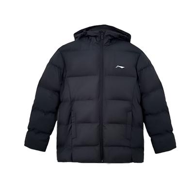 Li Ning 2025 Winter Puffer Jacket Unisex Black AJMV309-1
