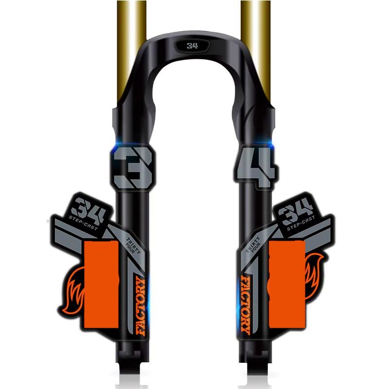 2021 FLOAT 38 DH Mountain Bike Fork Stickers MTB Speed Down Mountain 38 Latest Front Fork Decals