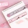 15cm Niedliches Pfotenlineal Kawaii Kätzchen Acryl Kunststoff Gerades Messlineal Lesezeichen Geometrie-Werkzeug Büro Schulbedarf